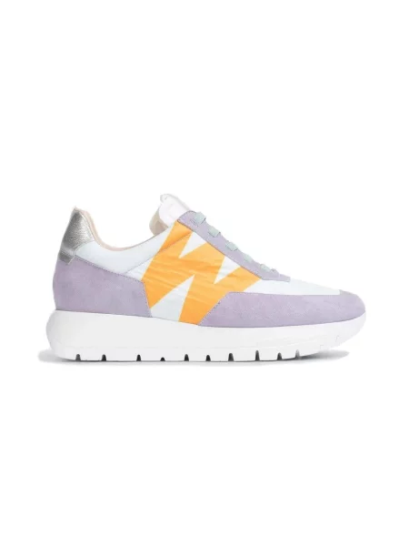Sneakersy Wonders w miejskim stylu fioletowe