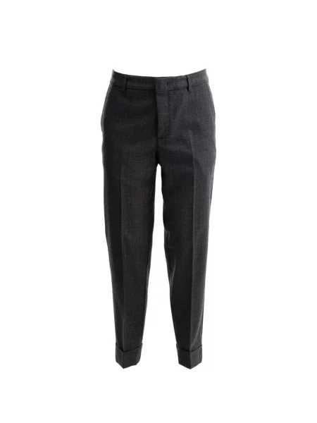 Pantaloni Cruna cu model pepito gri