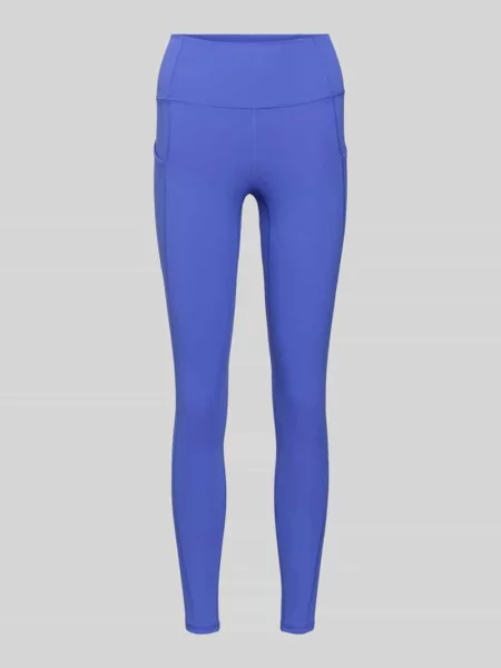 Legginsy o kroju slim fit z szerokim pasem model ‘OASIS’ Fabletics niebieskie