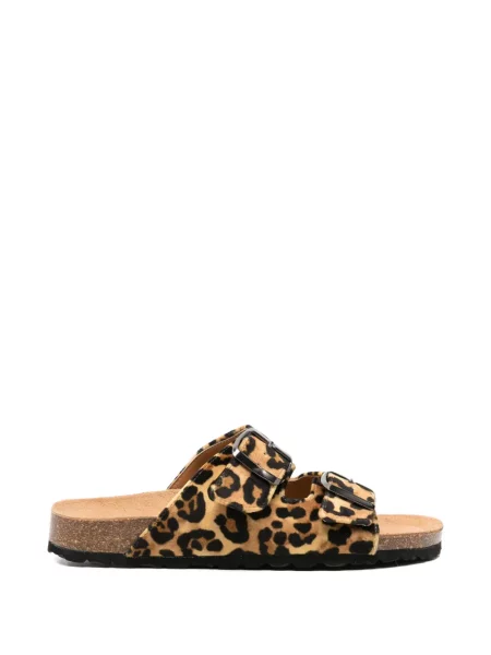 Sandale Mc2 Saint Barth cu imagine cu model leopard maro