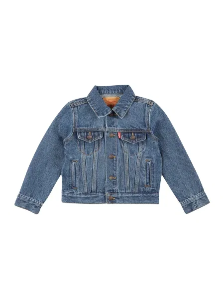 Levi's Kids Geacă de primăvară-toamnă denim albastru