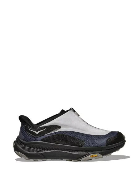 Sneakerși Hoka cu șireturi din dantelă negru