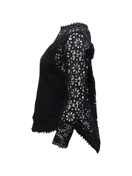 Bluză Sea cu model floral negru