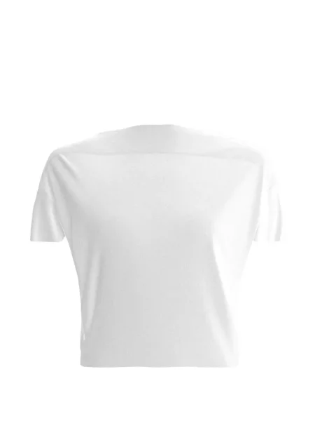 Tricou Jacquemus drapate alb