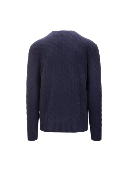 Sweter Ralph Lauren wełniany niebieski