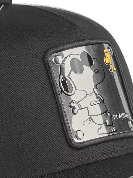 Capslab baseball sapka The Peanuts nyomott mintás fekete