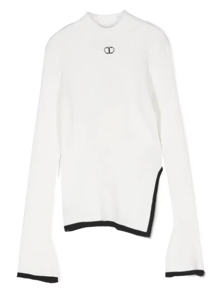 Sweter dziecięcy Twinset biały
