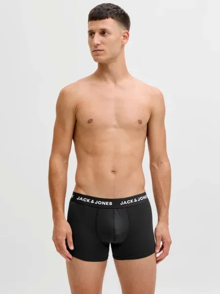 Труси JACK & JONES бавовна/еластан чорний