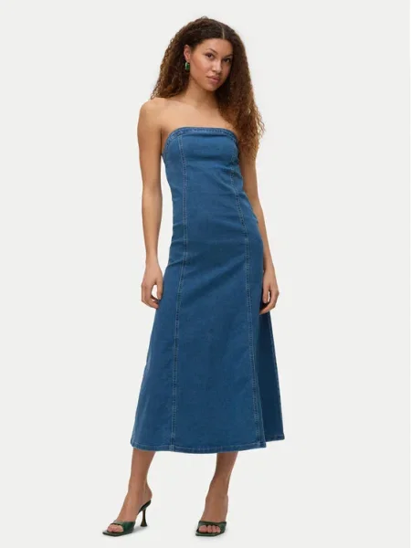 Vero Moda Дънкова рокля Ailey син