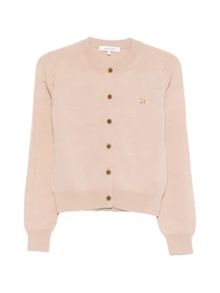 Cardigan Maison Kitsune cu broderie