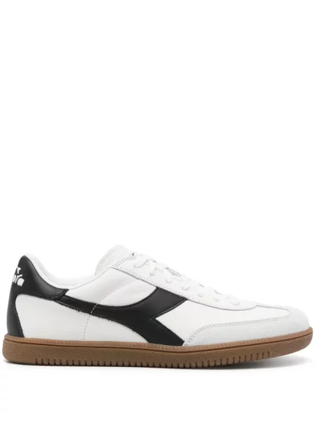 Sneakerși Diadora din piele alb