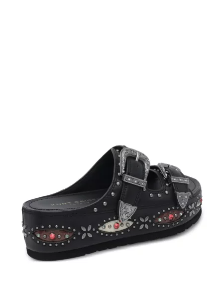 Sandale Kurt Geiger London cu cataramă negru