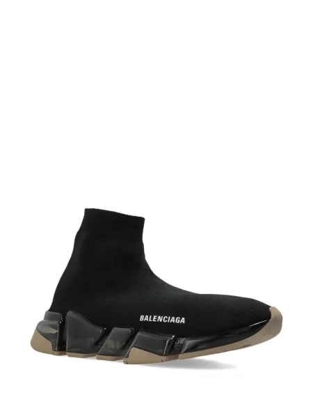Slip-on маратонки Balenciaga Speed с автограф черно