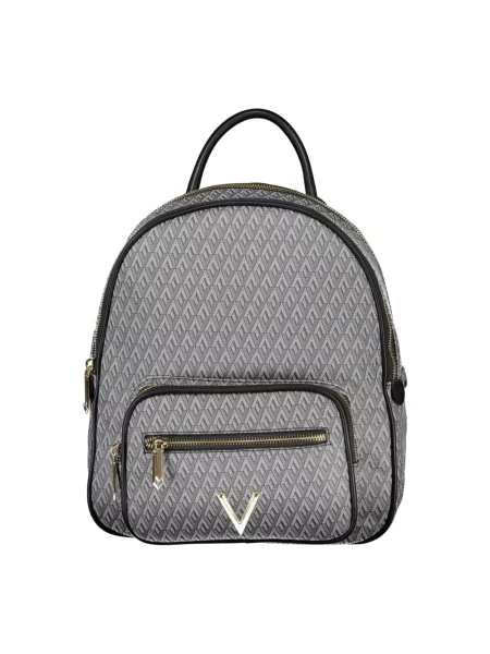 Lniana torebka Valentino Bags czarna