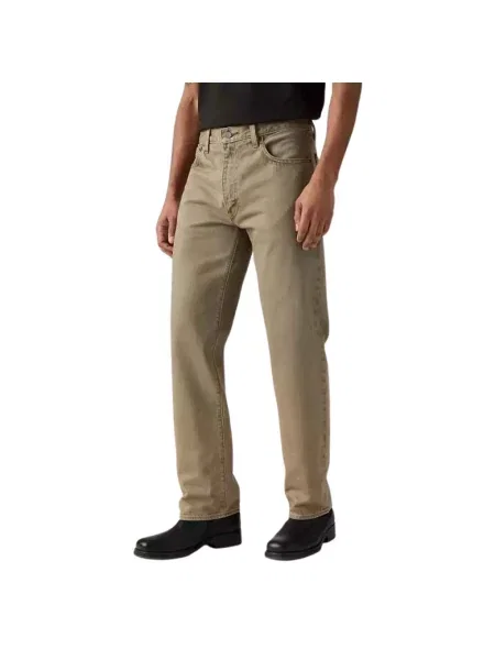 Jeansy straight leg Levi's beżowe