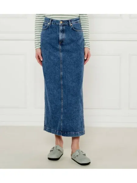 Marc O Polo De blugi fustă | high waist albastru
