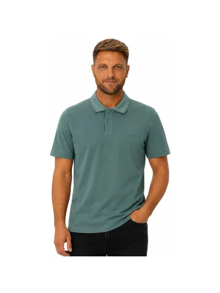 Tricou polo Boss verde