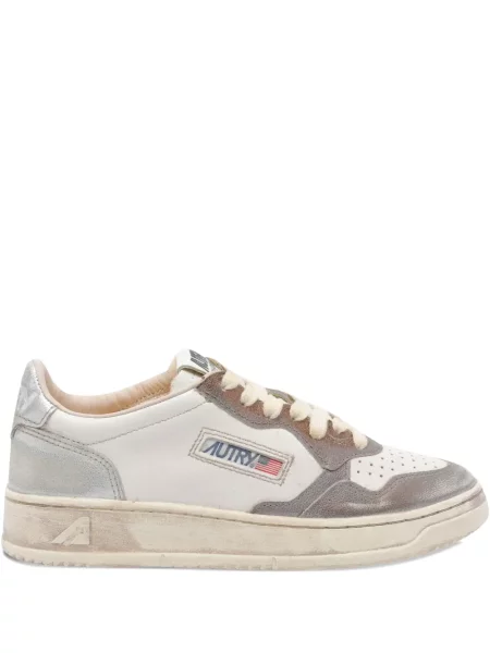 Sneakerși Autry din piele gri