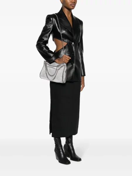 Rankinė Stella Mccartney sidabrinė