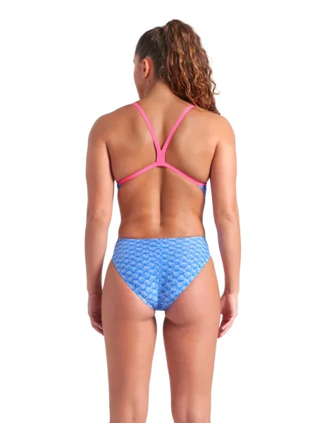 Strój Kąpielowy Arena Monogram Swimsuit Challenge niebieski