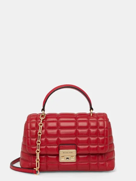 Кожена чанта MICHAEL Michael Kors червено