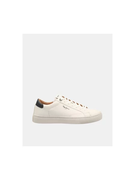 Sneakerși Pepe Jeans alb