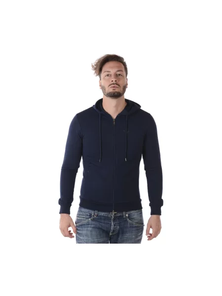 Bluza rozpinana Emporio Armani niebieska