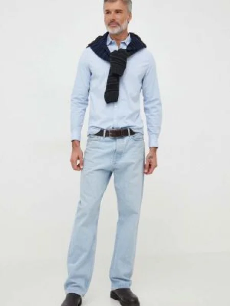 Pepe Jeans ing Coventry férfi galléros slim világoskék