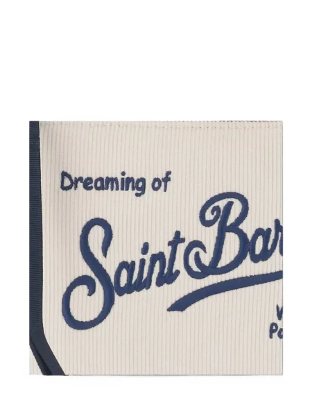 Clutch Mc2 Saint Barth με κέντημα κοτλέ