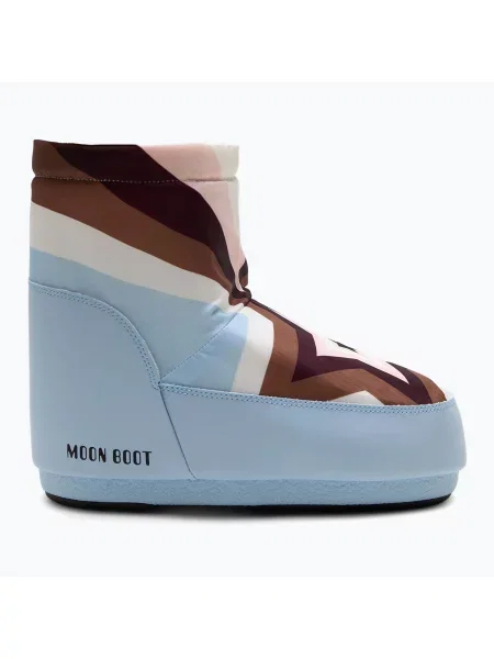 Női hótaposó Moon Boot Icon Low Nolace Comet baby blue/multicolor. Méret: EU kék
