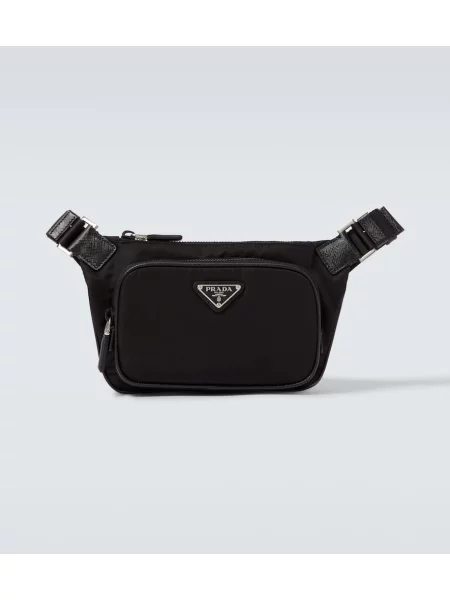 Curea Prada din piele albastru