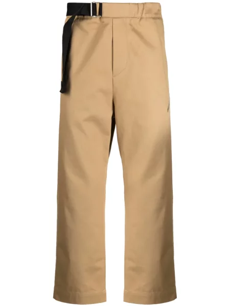 Zkrácené kalhoty Oamc hnědé