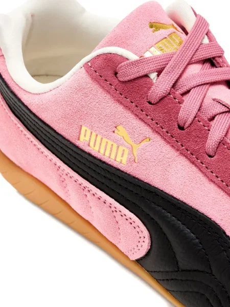 Sneakerși Puma Suede din piele de căprioară roz