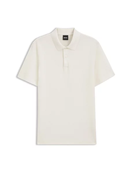 Koszulka polo o kroju regular fit z mieszanki bawełny model PARLAY Boss beżowa