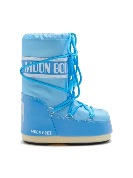 Botki dziecięce Moon Boot niebieskie