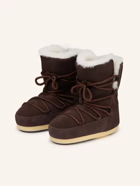 Kotníkové boty Moon Boot hnědé