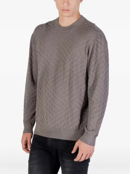 Hanorac Armani Exchange cu autograf gri