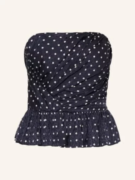 Top Maje z odkrytymi ramionami biały