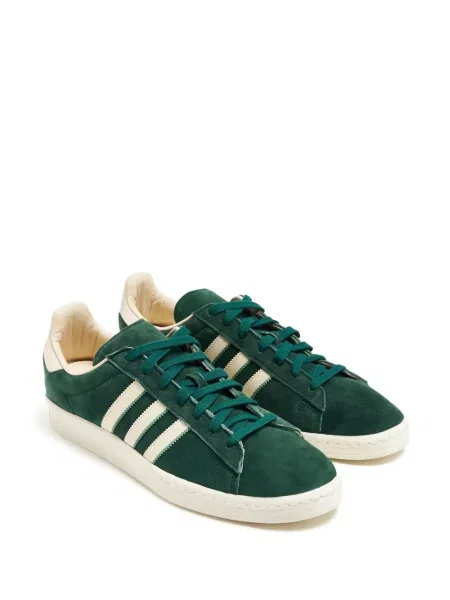 Sneakersy Adidas Ozweego sznurowane koronkowe do biegania zielone