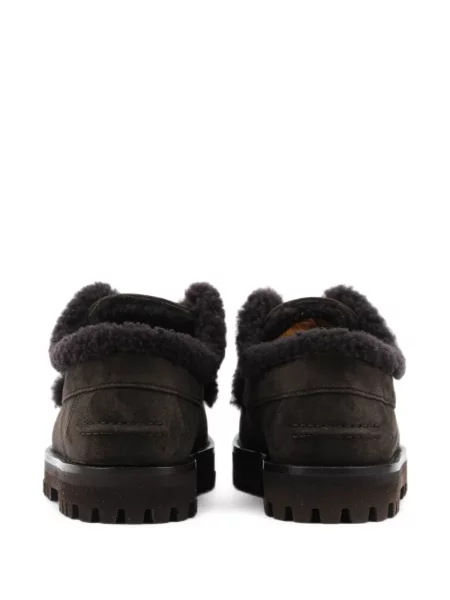 Pantofi loafer Le Silla din piele de oaie maro