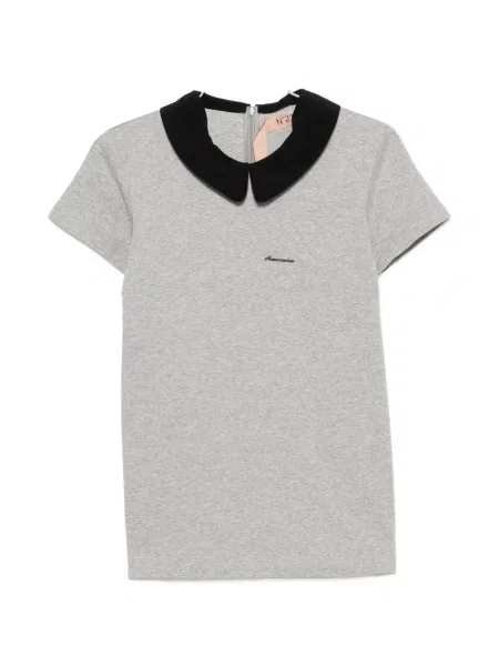 Gulerat tricou N°21 gri