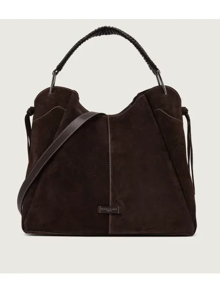 Geantă shopper Gianni Chiarini din piele maro