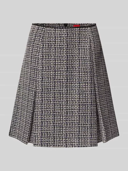 Spódnica mini z zamkiem błyskawicznym z tyłu model ‘Ratira’ Hugo