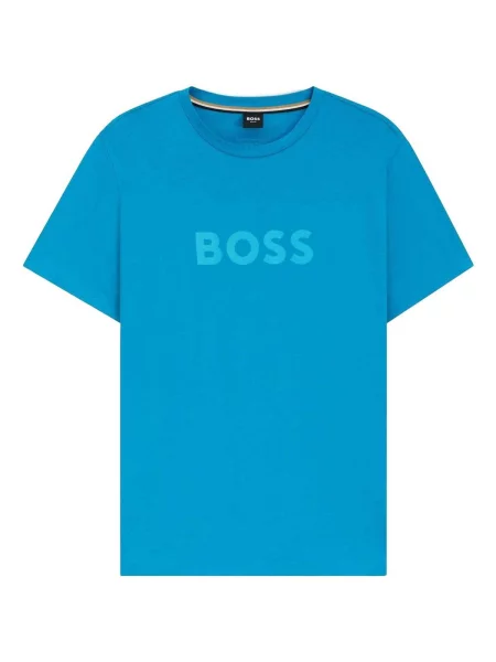 Tricou Boss cu autograf albastru