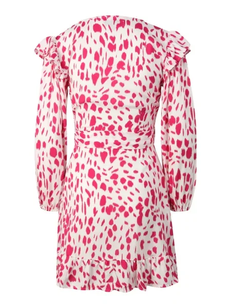 Dorothy Perkins Petite Obleka temno roza bela