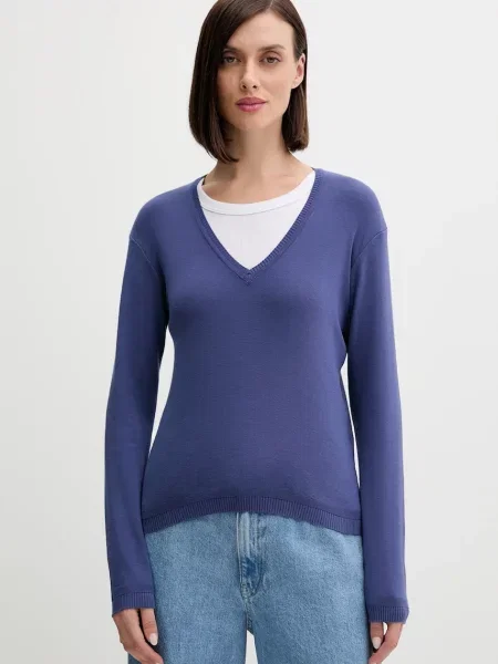 United Colors of Benetton pulover plava