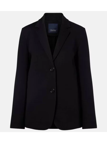 Sacou 's Max Mara din jerseu negru