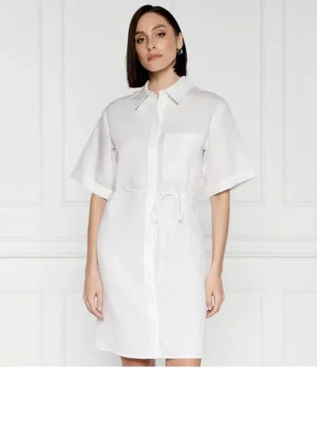 Calvin Klein Rochie | cu adaos de in alb