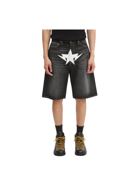 Szorty jeansowe A Bathing Ape® szare