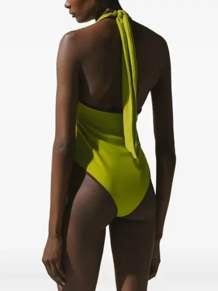 Inel Baobab cu gât halter verde